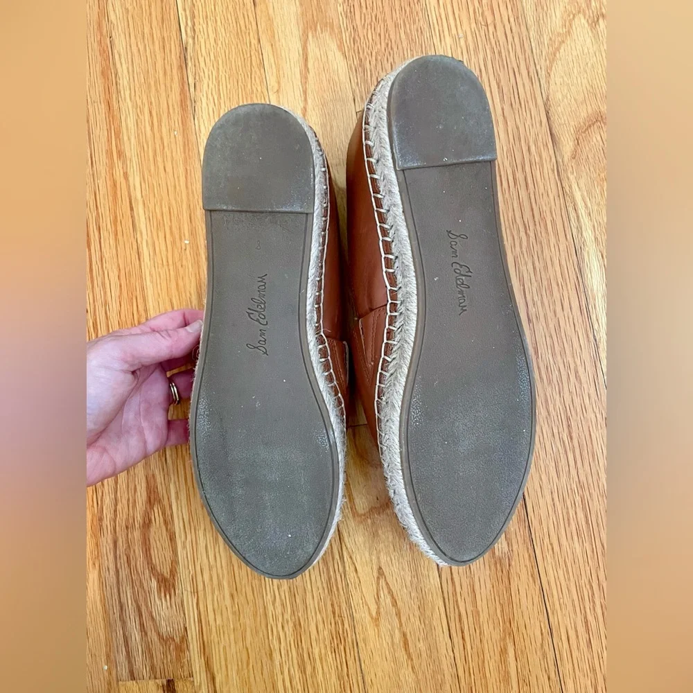 Sam Edelman Krista cognac leather espadrilles - Picture 6 of 8